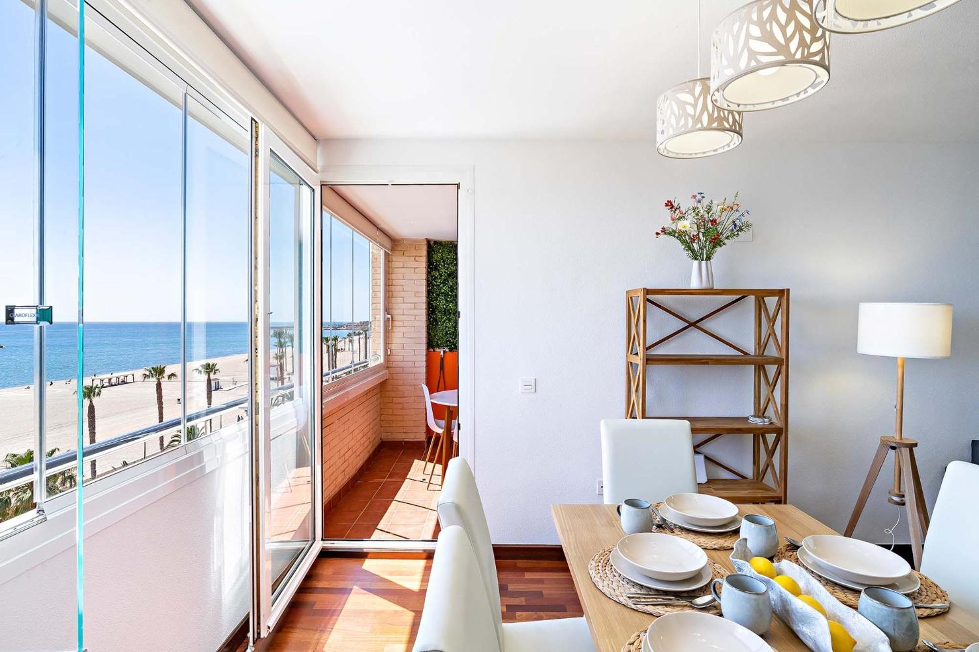 Vista Del Mar Residencial Daire Roquetas de Mar Dış mekan fotoğraf